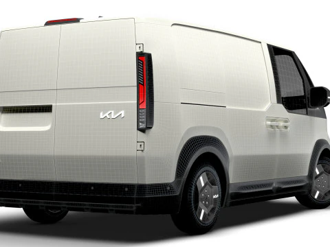 KIA PV5 вантажний L2H1 UKspec 2025р 3D Модель