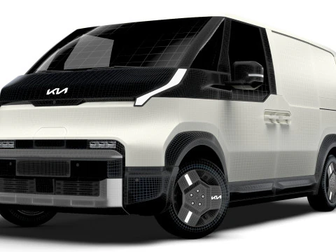 KIA PV5 вантажний L2H1 UKspec 2025р 3D Модель