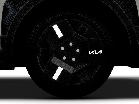 KIA PV5 вантажний L2H1 UKspec 2025р 3D Модель