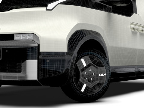 KIA PV5 cargo L2H1 UKspec 2025 3D 模型