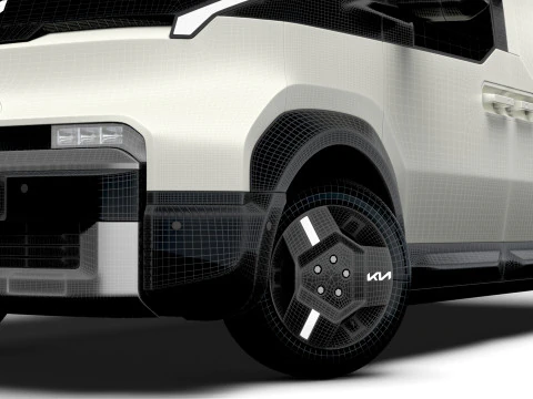 KIA PV5 вантажний L2H1 UKspec 2025р 3D Модель