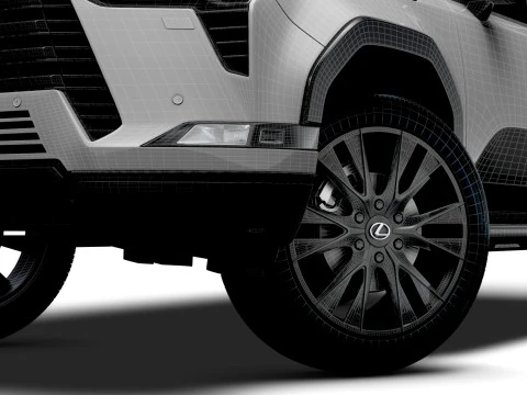 Lexus GX 550 Premium 2025 3D Model