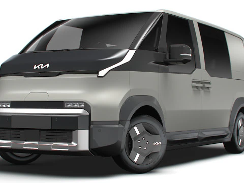 KIA PV5 Crew L2H1 2025 3D Model