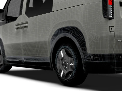 KIA PV5 Crew L2H1 2025 3D Model