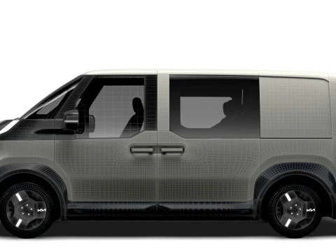 KIA PV5 Crew L2H1 2025 3D Model