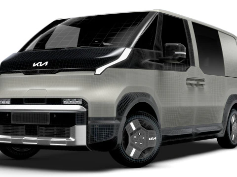 KIA PV5 Crew L2H1 2025 3D Model