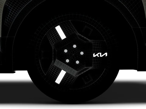 KIA PV5 Crew L2H1 2025 3D Model