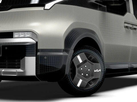 KIA PV5 Crew L2H1 2025 3D Model
