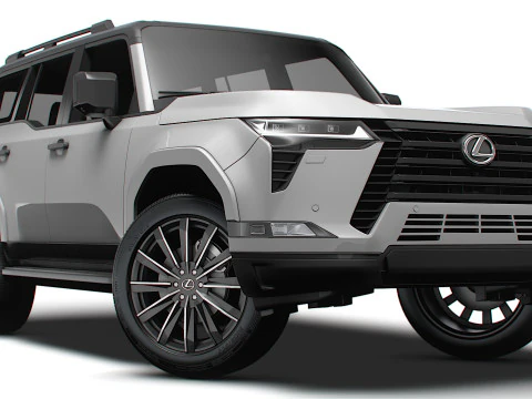 Lexus GX 550 Luxus 2025 3D Modell