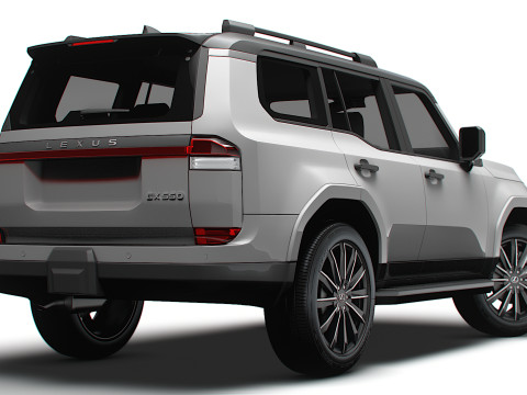 Lexus GX 550 Luxury 2025 3D Model