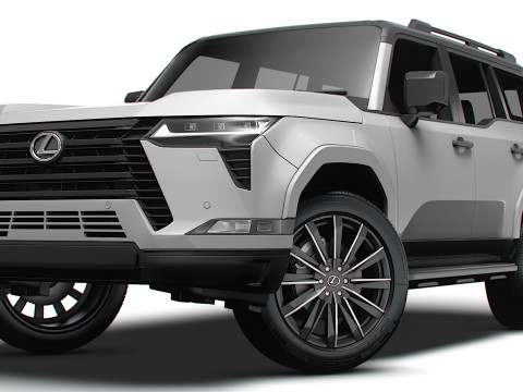Lexus GX 550 Luxury 2025 3D Model