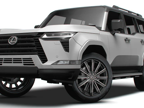 Lexus GX 550 Luxury 2025 3D Model