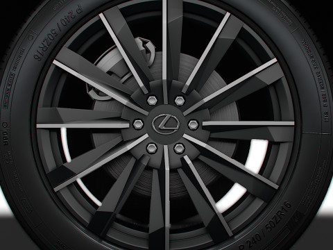 Lexus GX 550 Luxury 2025 3D Model