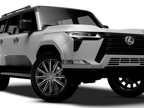 Lexus GX 550 Luxury 2025 3D Model