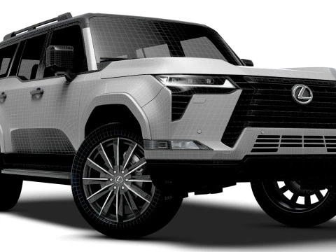 Lexus GX 550 Luxury 2025 3D Model
