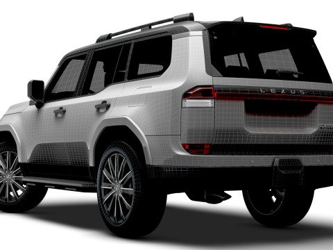 Lexus GX 550 Luxury 2025 3D Model