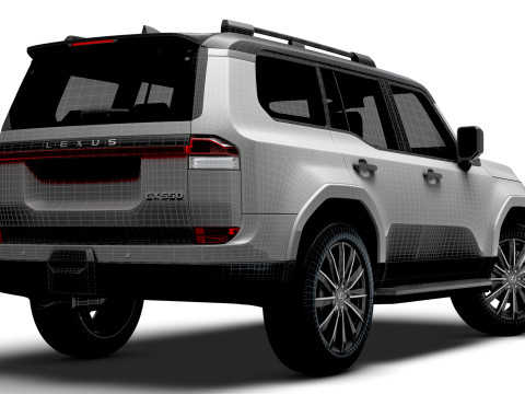 Lexus GX 550 Luxury 2025 3D Model