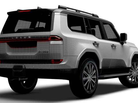 Lexus GX 550 Luxury 2025 3D Model