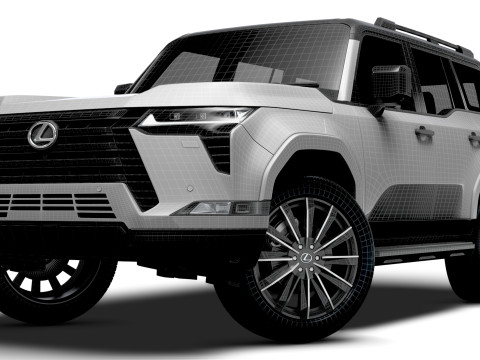 Lexus GX 550 Luxury 2025 3D Model