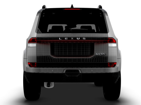 Lexus GX 550 Luxury 2025 3D Model
