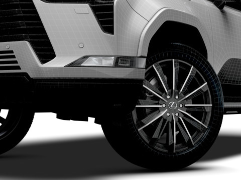 Lexus GX 550 Luxury 2025 3D Model