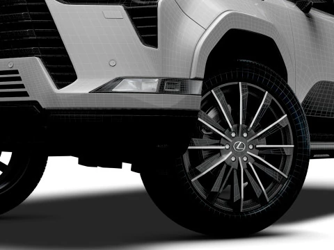Lexus GX 550 Luxury 2025 3D Model