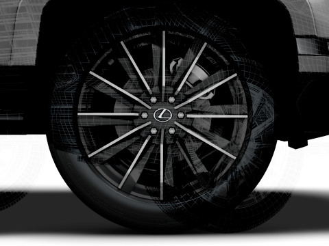 Lexus GX 550 Luxury 2025 3D Model