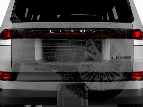 Lexus GX 550 Luxury 2025 3D Model