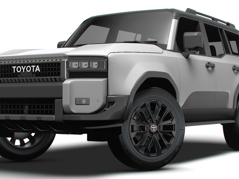 Toyota Land Cruiser Prado 2025 3D मॉडल