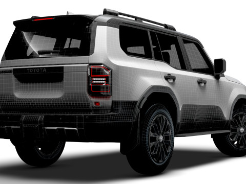 Toyota Land Cruiser Prado 2025 3D मॉडल