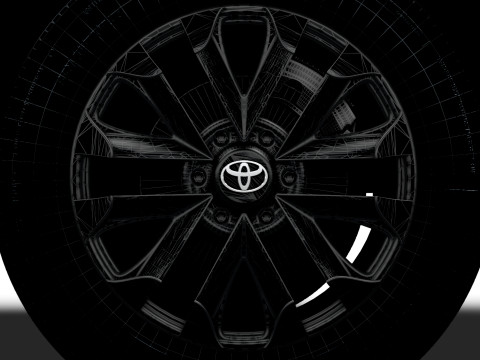 Toyota Land Cruiser Prado 2025 3D मॉडल