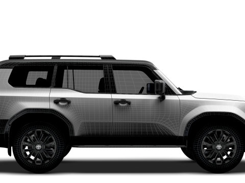 Toyota Land Cruiser Prado 2025 3D मॉडल