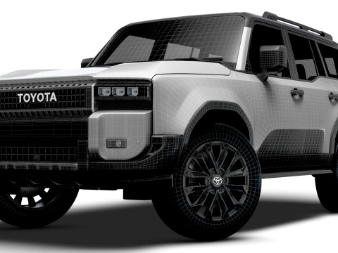 Toyota Land Cruiser Prado 2025 3D मॉडल
