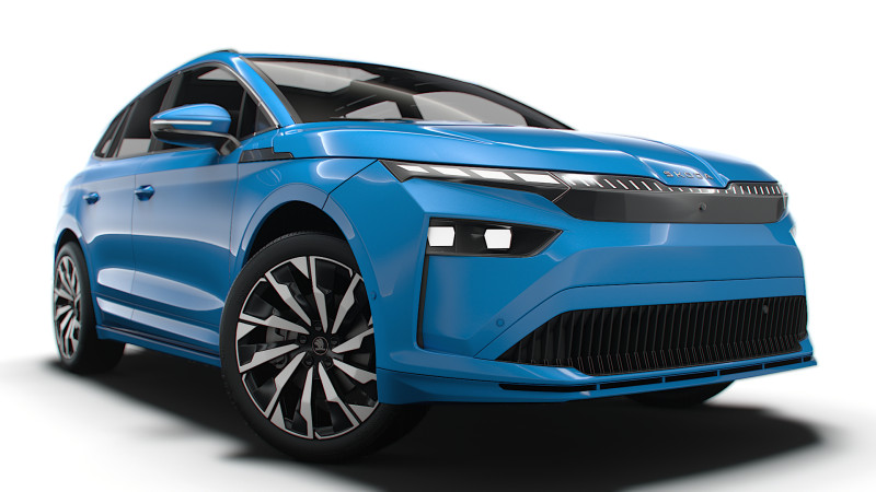 Skoda Enyaq Sportline 2026 3D 모델 .c4d .max .obj .3ds .fbx .stl .blend