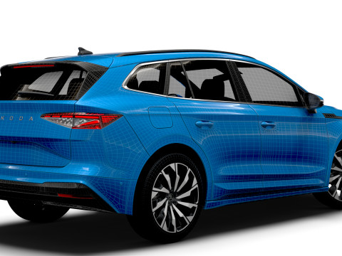 Skoda Enyaq Sportline 2026 3D 모델