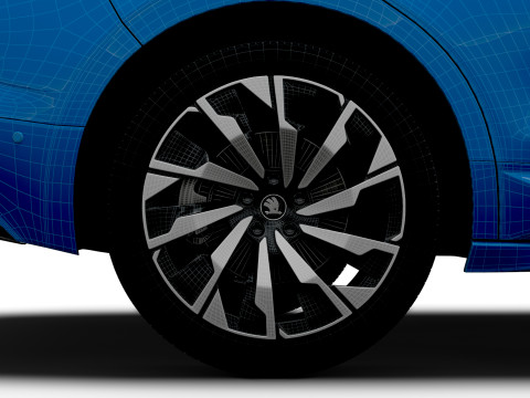 Skoda Enyaq Sportline 2026 3D 모델