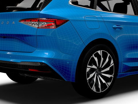 Skoda Enyaq Sportline 2026 3D 모델