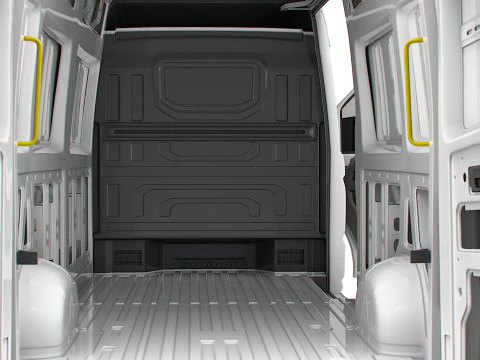 VW Crafter Van LWB HR HQInterior 2025 3D Model