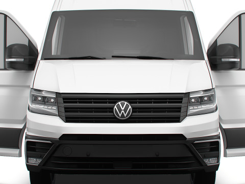 VW Crafter Van LWB HR HQInterior 2025 3D Модель
