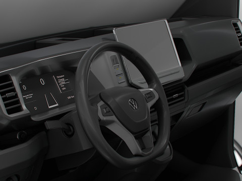 VW Crafter Van LWB HR HQInterior 2025 3D Модель