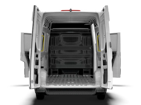 VW Crafter Van LWB HR HQInterior 2025 3D Model
