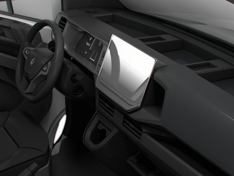 VW Crafter Van LWB HR HQInterior 2025 3D Модель