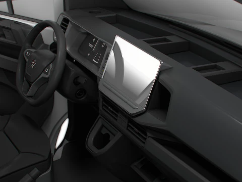 VW Crafter Van LWBM HR HQInterior 2025 3D Model
