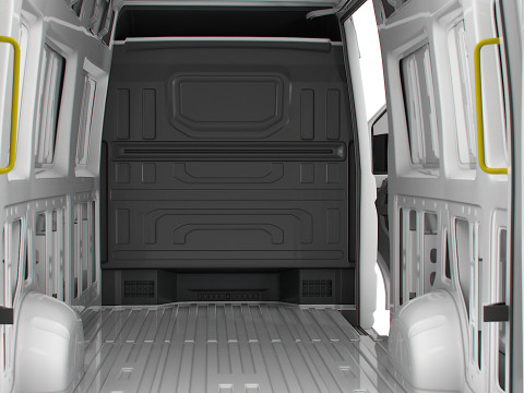 VW Crafter Van LWBM HR HQInterior 2025 3D Model