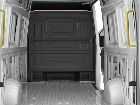 VW Crafter Van LWBM HR HQInterior 2025 3D Model