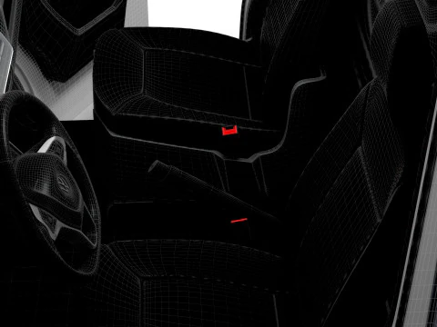 VW Crafter Van LWBM HR HQInterior 2025 3D Model