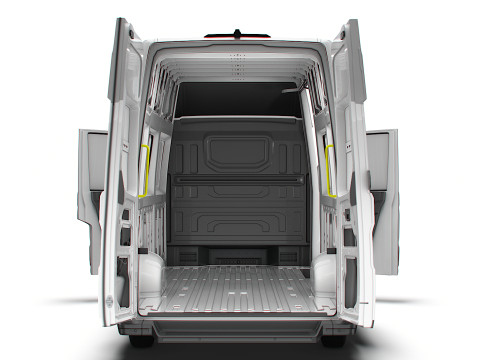 VW Crafter Van LWBM SHR HQInterior 2025 3D Model
