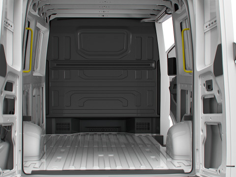 VW Crafter Van MWB LR HQInterior 2025 Model 3D