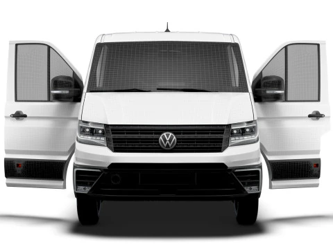 VW Crafter Van MWB LR HQInterior 2025 3D Model