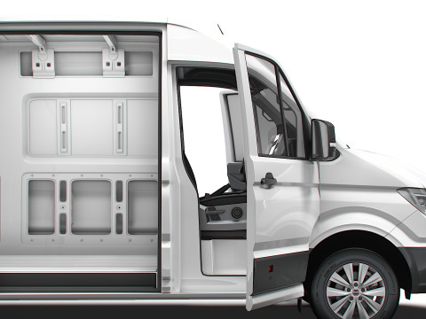 MAN TGE Van LWB HR HQInterior 2025 Modèle 3D
